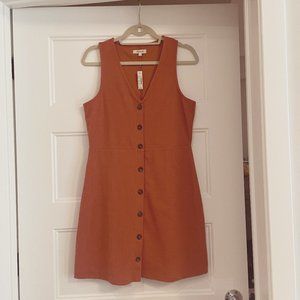 MADEWELL Button Down Dress NWT